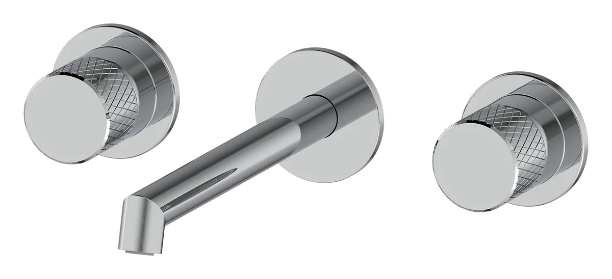 3 Hole Wall Mounted Basin Tap