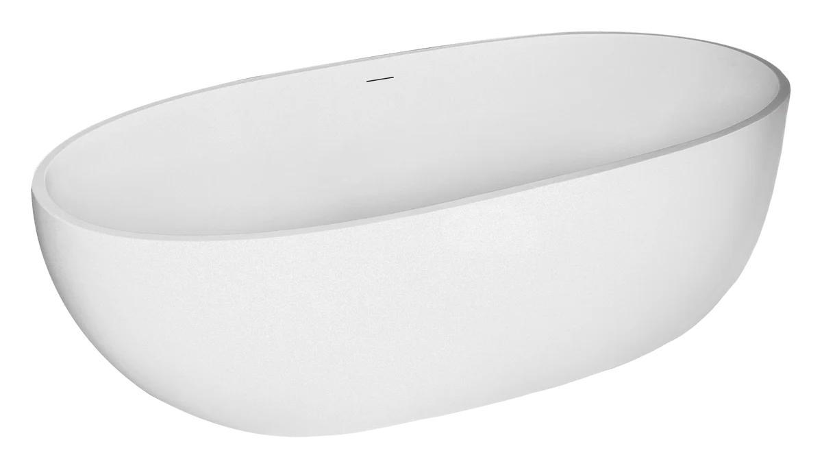 Solid Surface Freestanding Bathtub Composite Mineral Stone