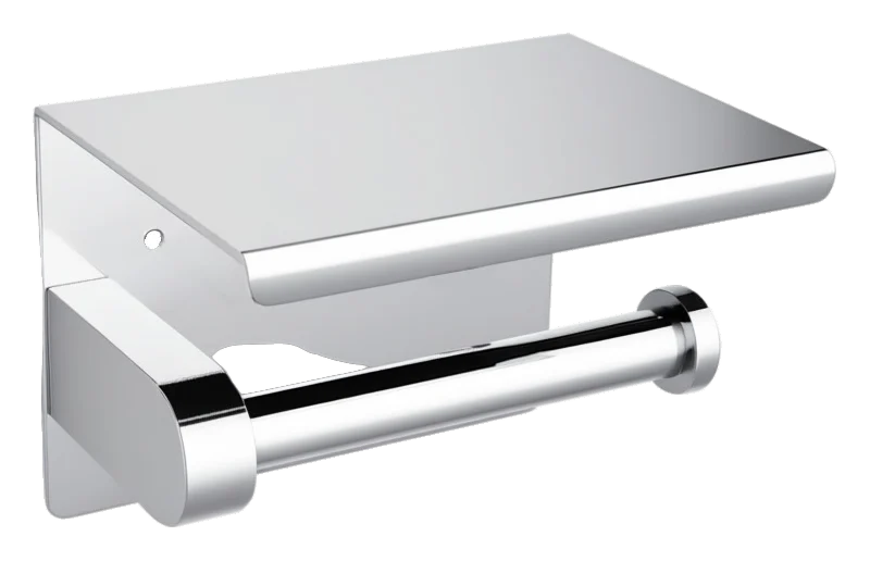 Toilet Roll Holder with Shelf