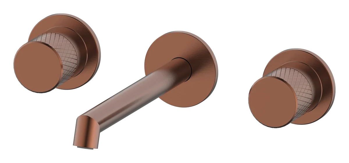 3 Hole Wall Mounted Basin Tap