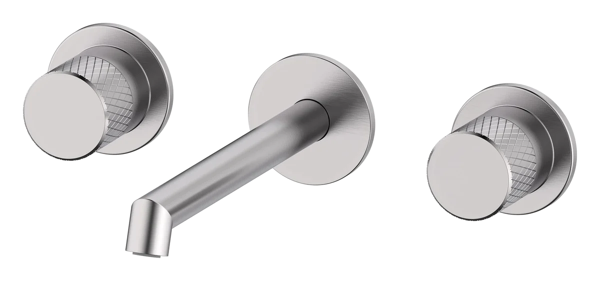 3 Hole Wall Mounted Basin Tap