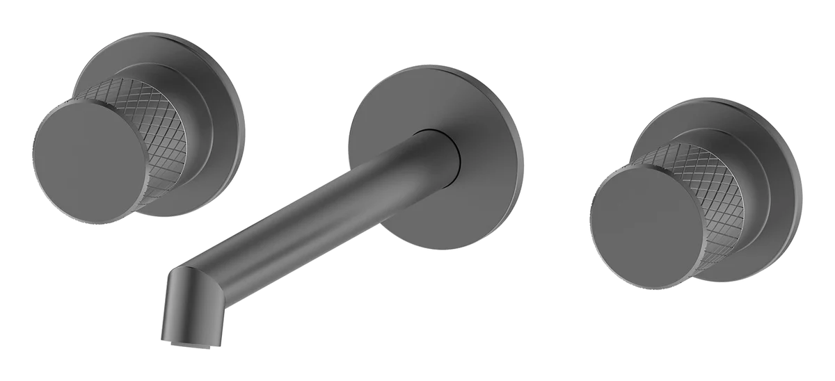 3 Hole Wall Mounted Basin Tap