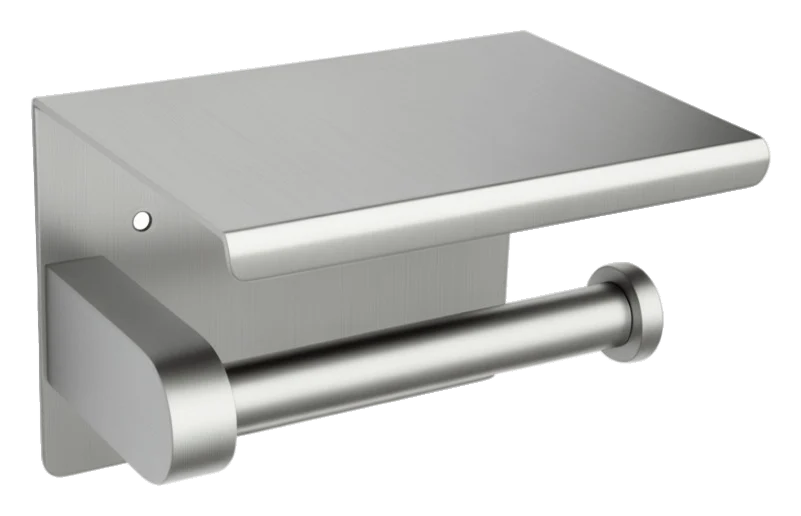 Toilet Roll Holder with Shelf