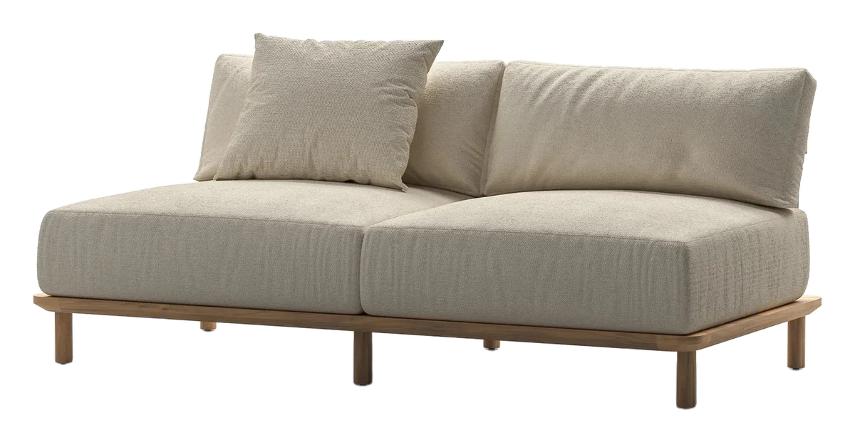 Capri Modular Sofa Double Armless