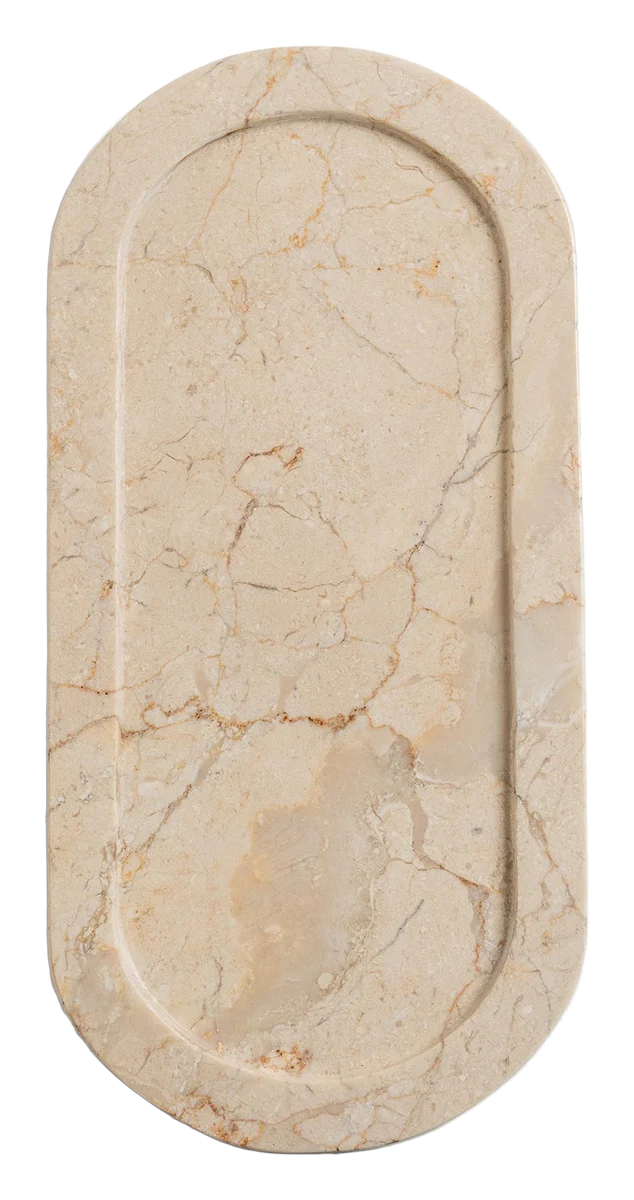 Doff Marble Oval Tray