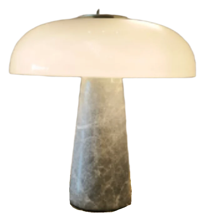 Asperata Grey Table Lamp